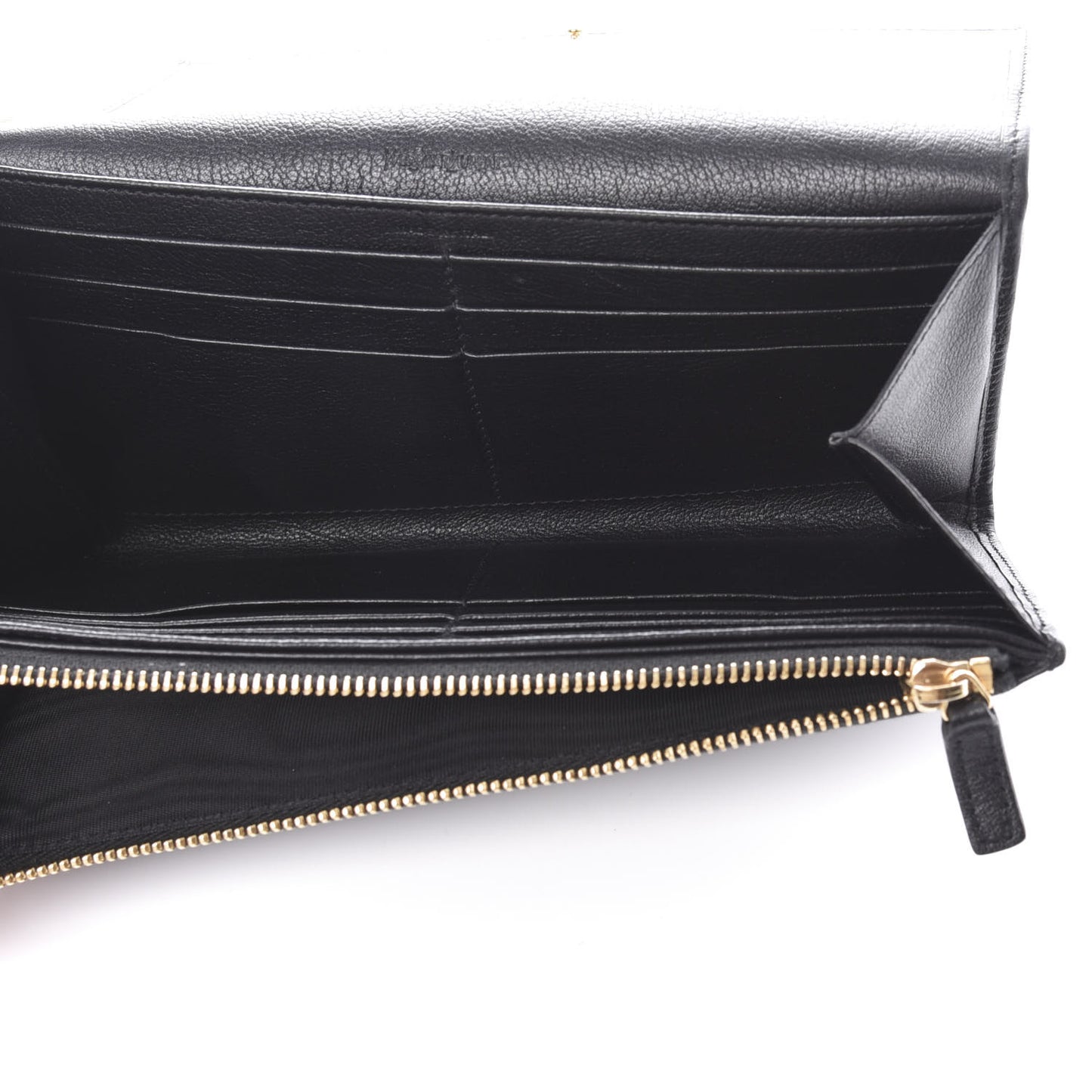 Chevre Belle De Jour Flap Wallet Black