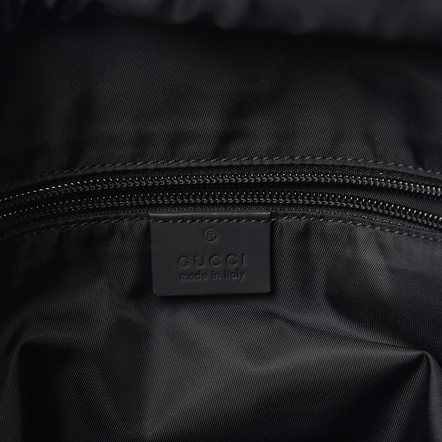 Gucci Guccissima Classic Backpack Black 6 of 9