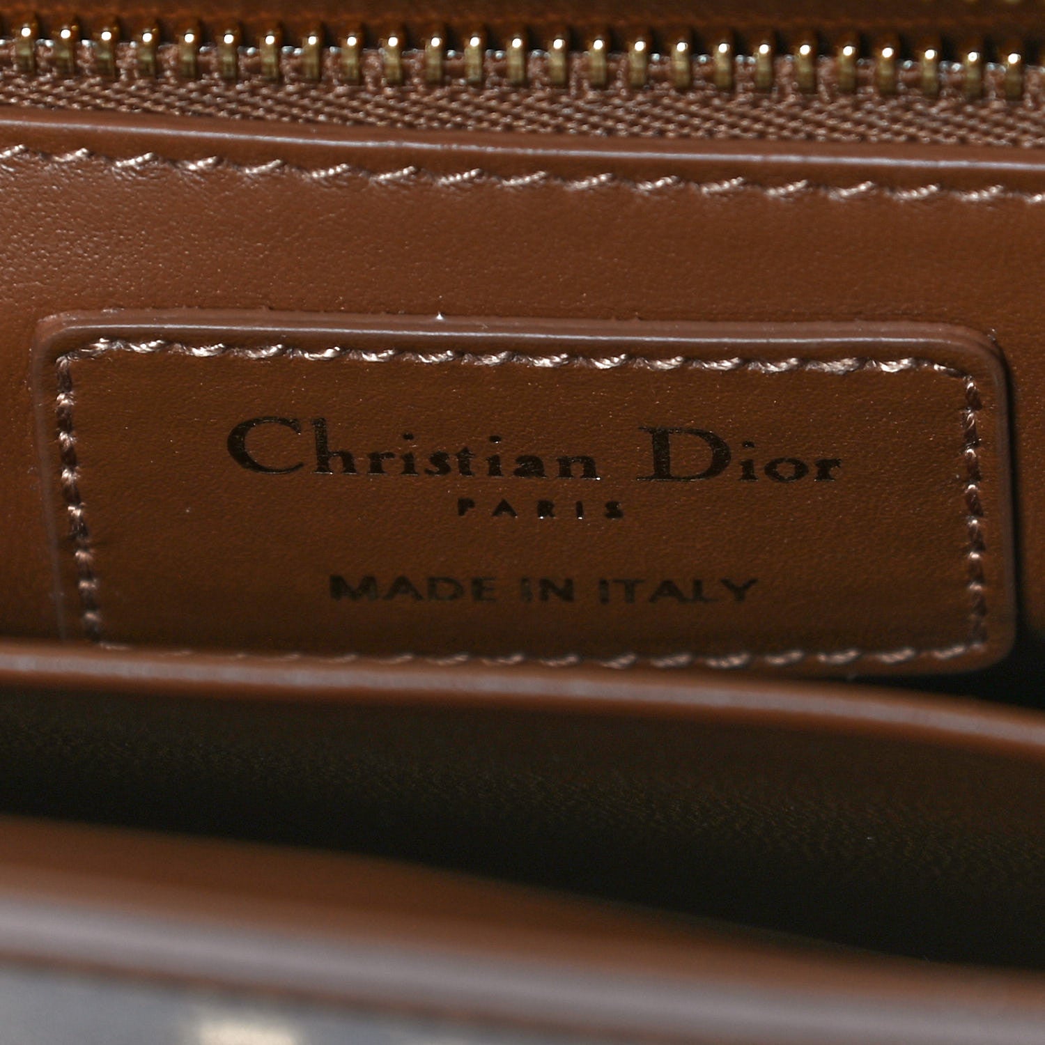 Christian Dior Smooth Calfskin 30 Montaigne Flap Bag Brown 6 of 12