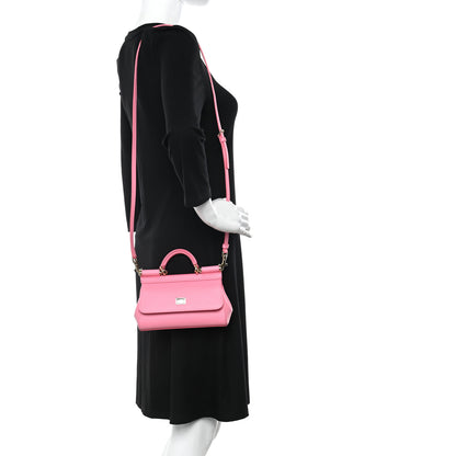 Dolce & Gabbana Dauphine Small Miss Sicily Handbag Pink 2 of 11