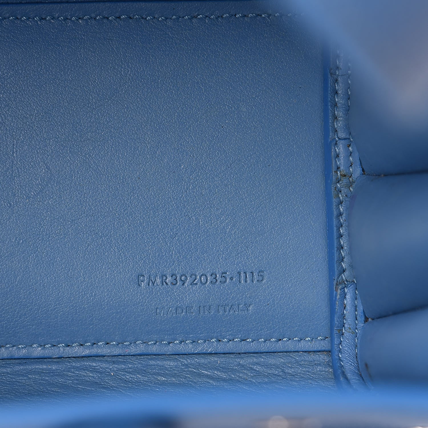 Saint Laurent Grained Calfskin Nano Sac De Jour Blue Clair 7 of 11
