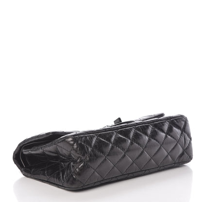 Chanel Metallic Aged Calfskin Quilted 2.55 Reissue 225 Flap So Black 4 of 15