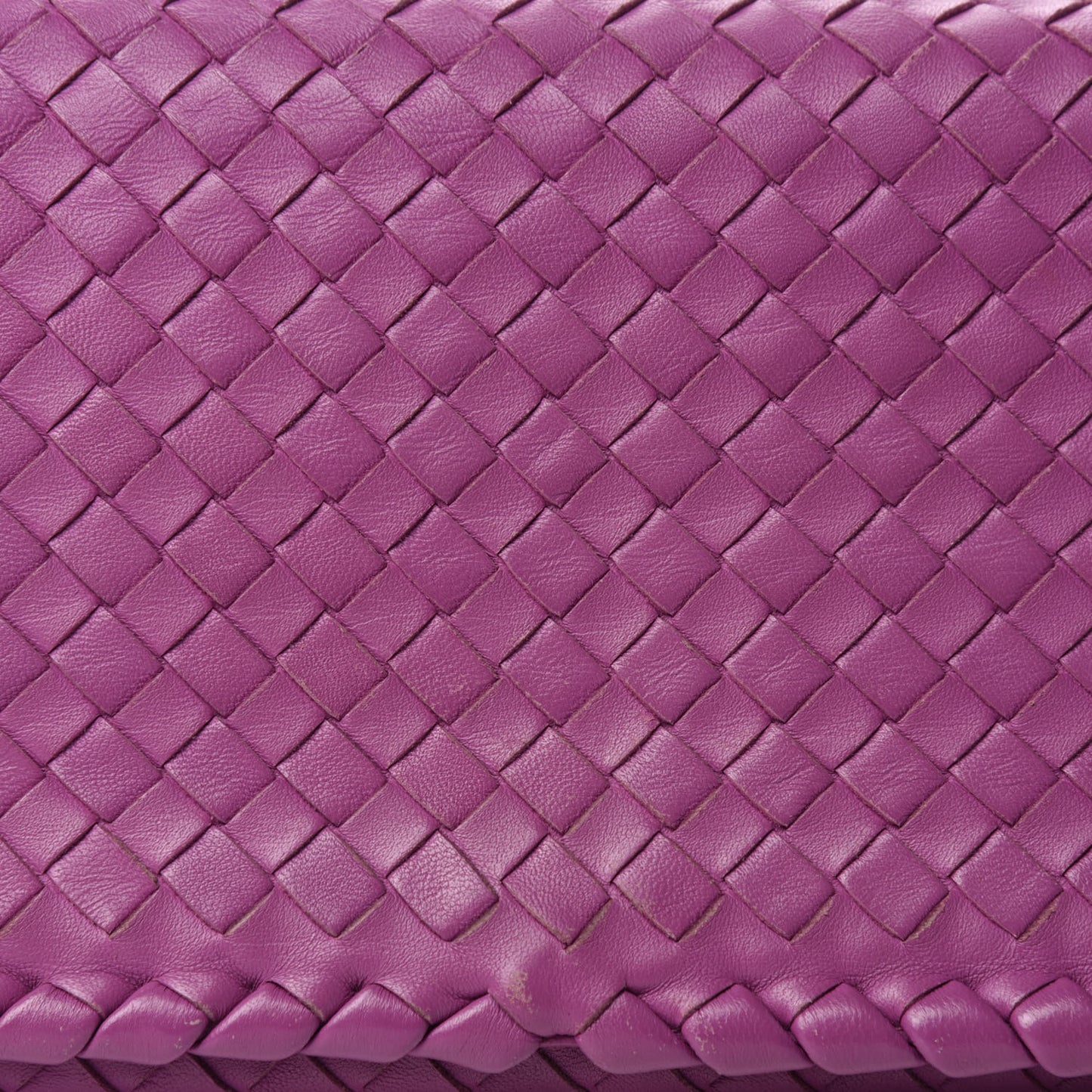 Nappa Intrecciato Dahlia Clutch Crossbody Peony