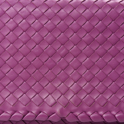Bottega Veneta Nappa Intrecciato Dahlia Clutch Crossbody Peony 17 of 17