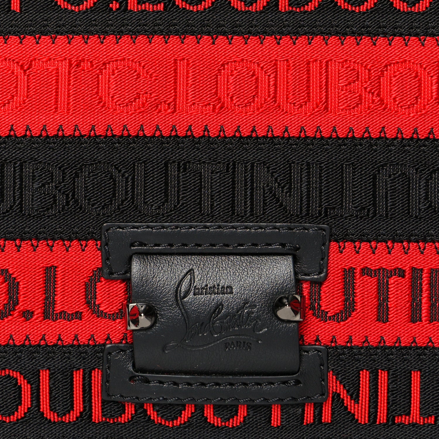 Christian Louboutin Kypipouch Messenger Bag Black Red 6 of 8
