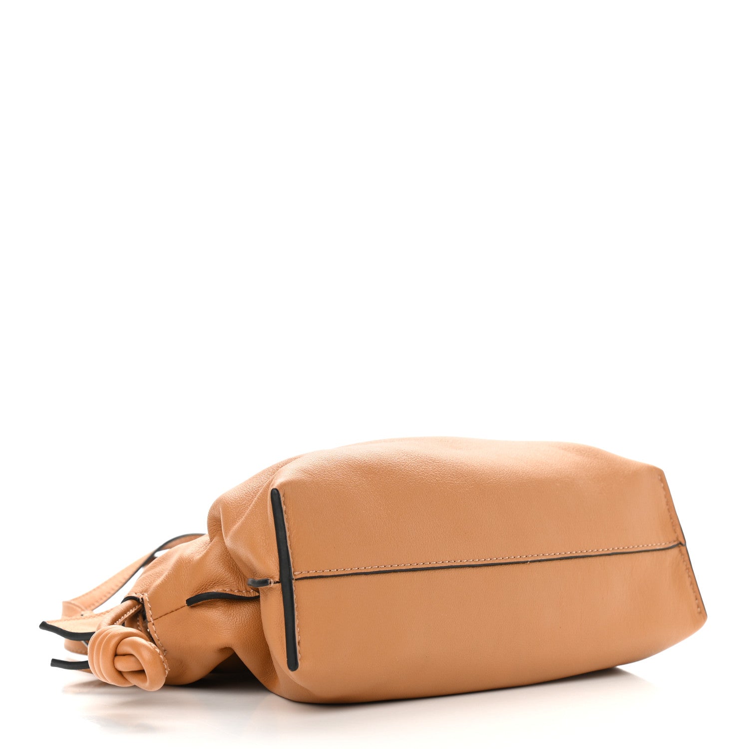 Loewe Calfskin Mini Flamenco Knot Clutch Warm Desert 4 of 10
