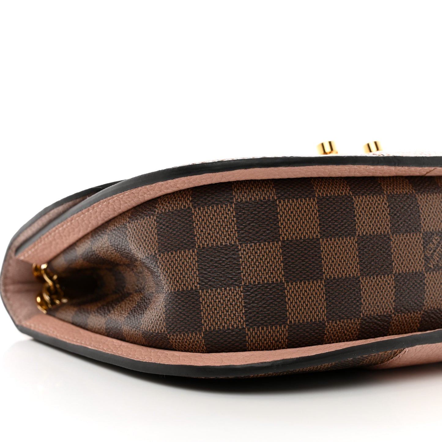 Damier Ebene Cuir Taurillon Wight Magnolia