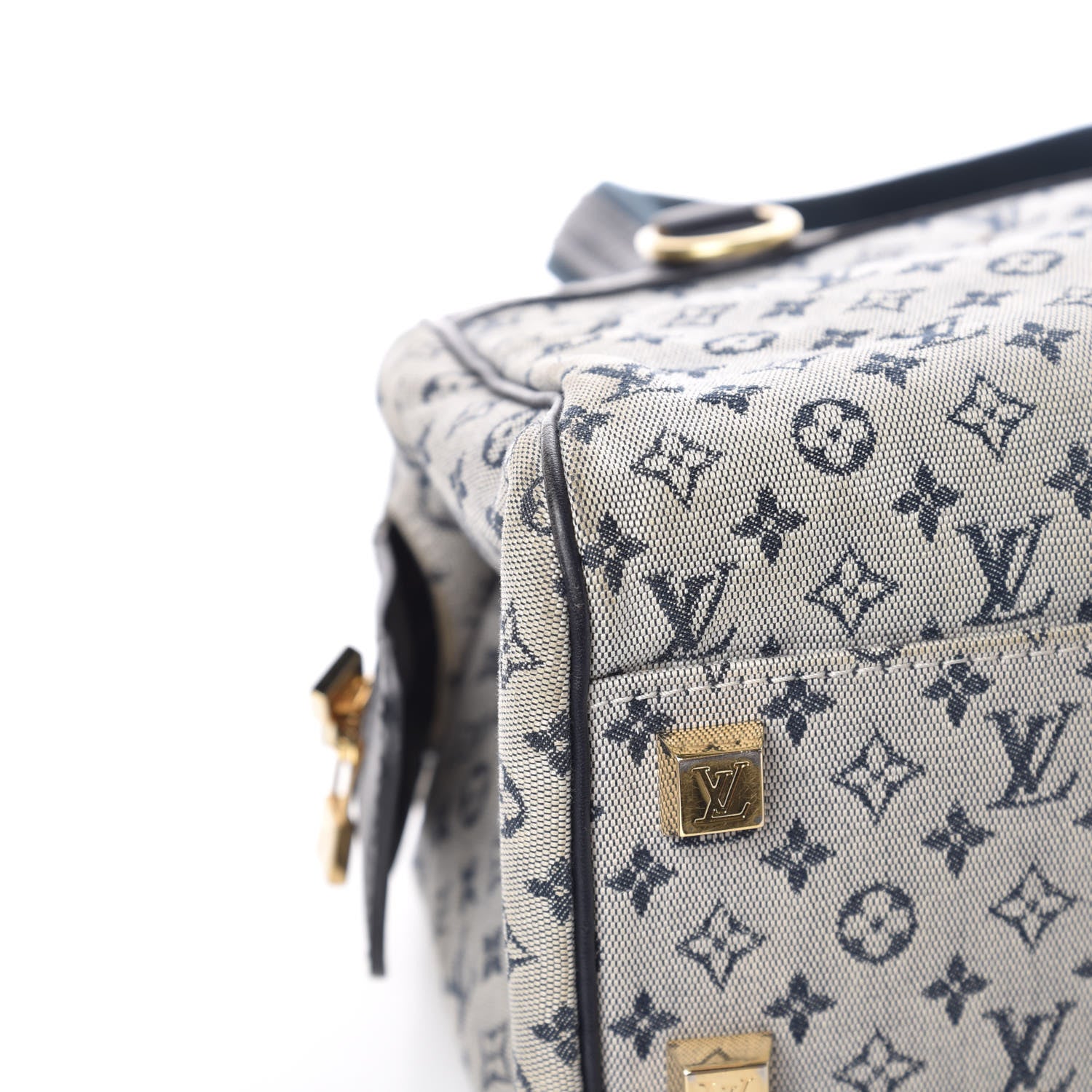 Louis Vuitton Mini Monogram Josephine PM Blue 10 of 17