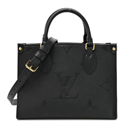 Louis Vuitton Empreinte Monogram Giant Onthego PM Black 1 of 9