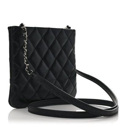 Chanel Lambskin Quilted Crossbody Bag Black 2 of 8