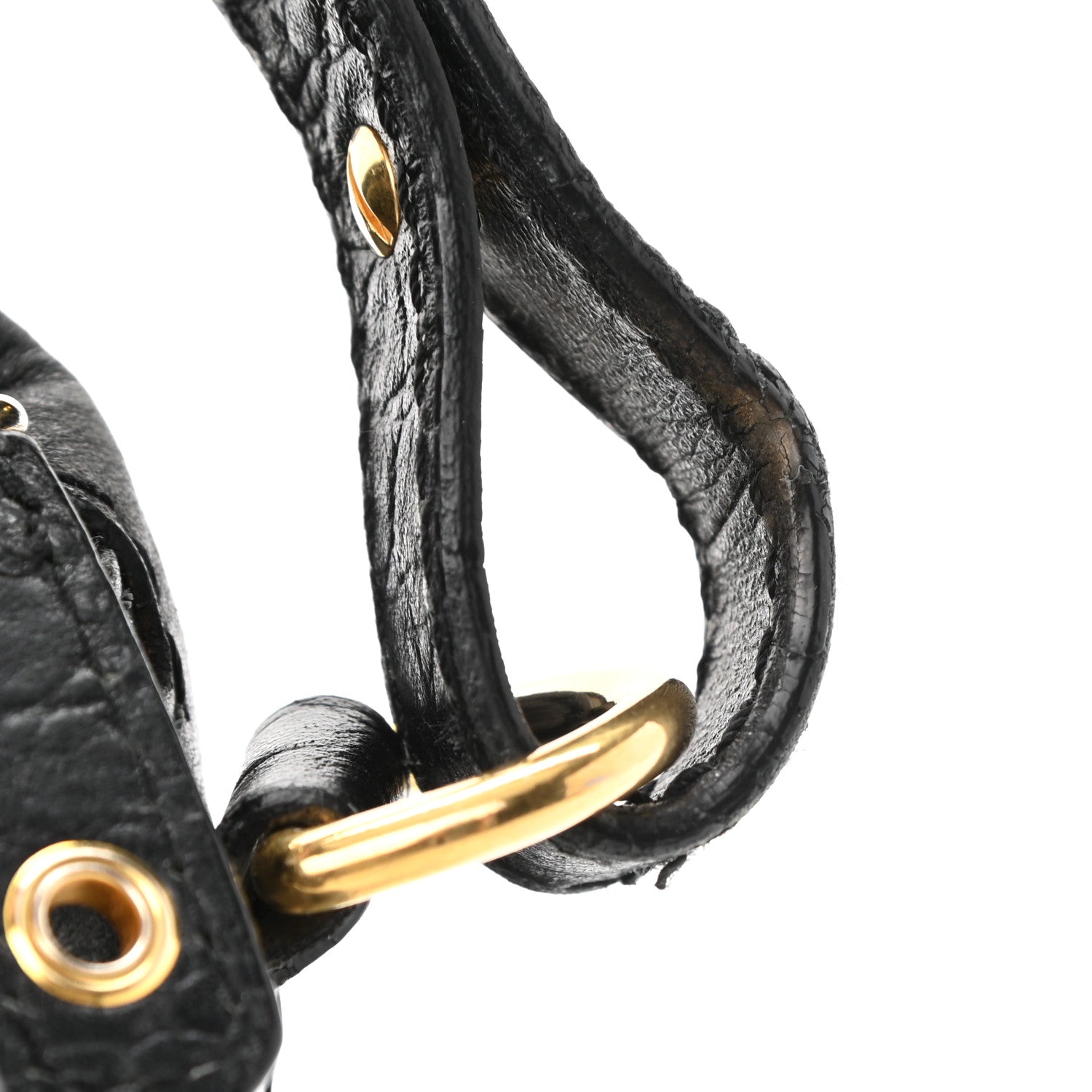 Alexander McQueen Calfskin Crocodile Embossed Small Skull Padlock Zip Around Tote Black 13 of 13