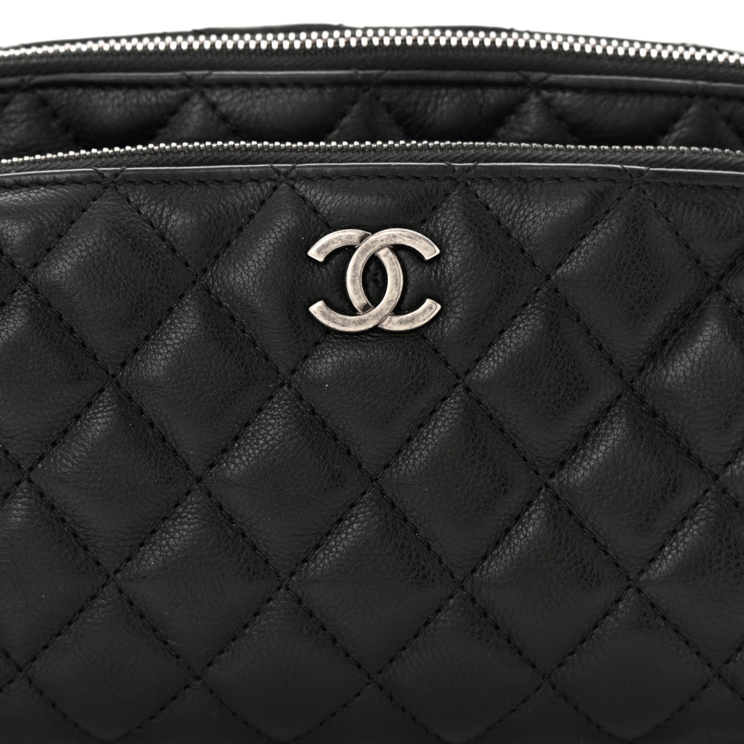 Chanel Calfskin Quilted Waist Bag Black 8 of 11