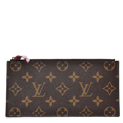 Louis Vuitton Monogram Felicie Chain Wallet Zippered Insert Fuchsia 1 of 6