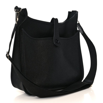 Hermes Taurillon Clemence Evelyne III GM Black 2 of 9