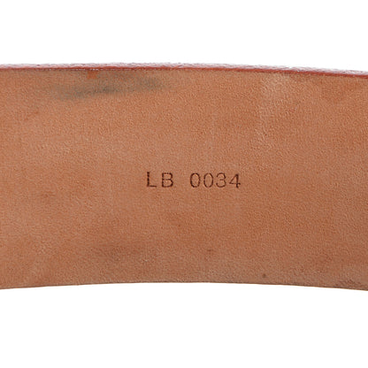 Louis Vuitton Square Buckle Belt White 80 32 6 of 8