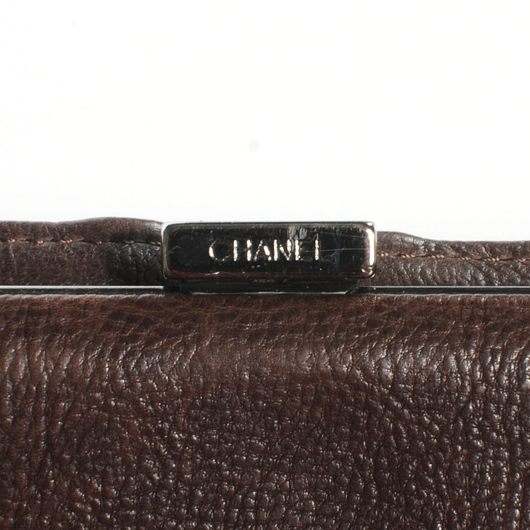 Leather CC Wallet Brown