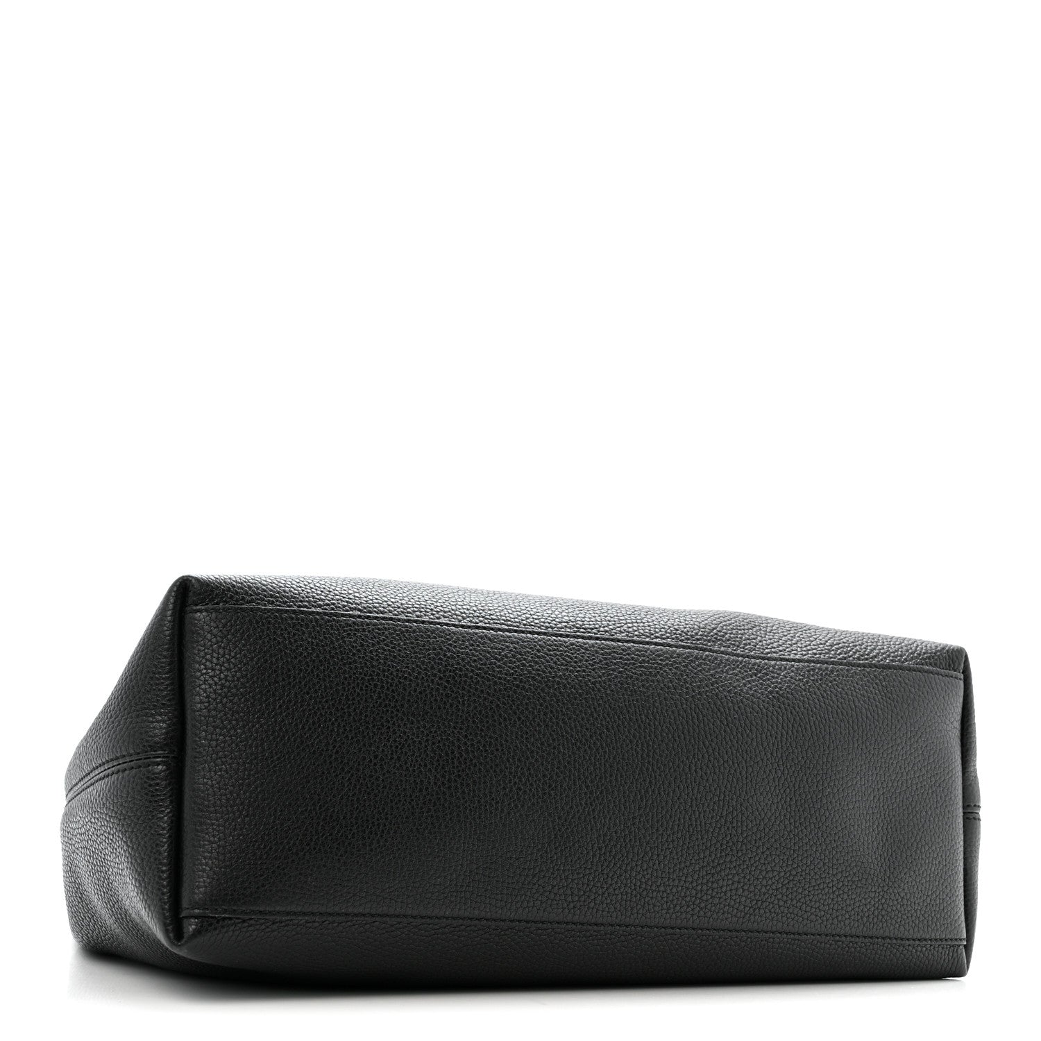 Gucci Pebbled Calfskin Medium Soho Chain Shoulder Bag Black 4 of 13
