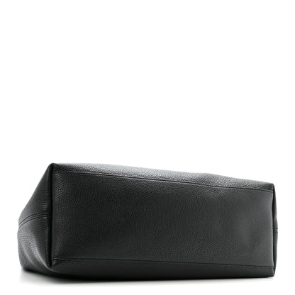 Gucci Pebbled Calfskin Medium Soho Chain Shoulder Bag Black 4 of 13