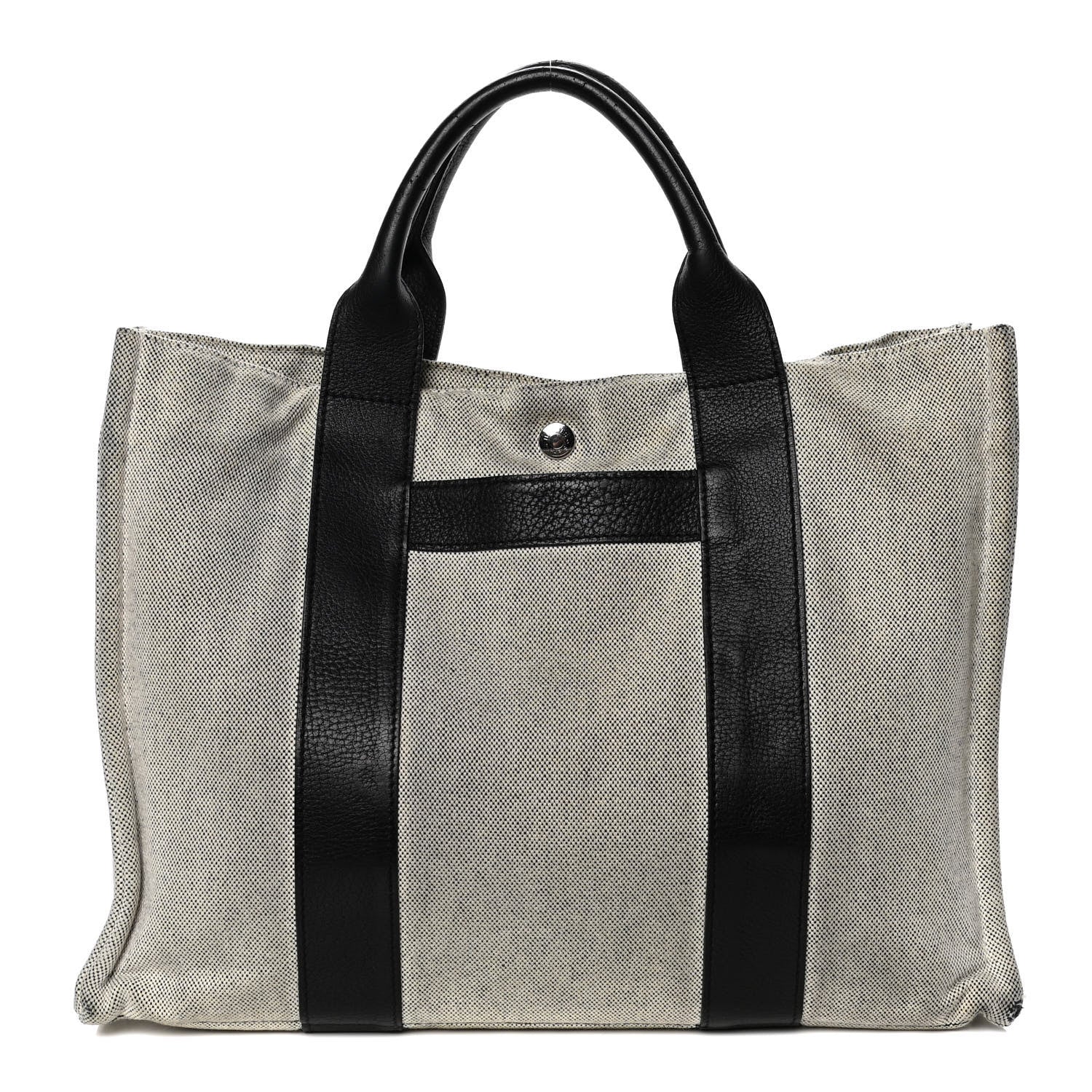 Hermes Buffle Skipper Toile Tote Black 1 of 8