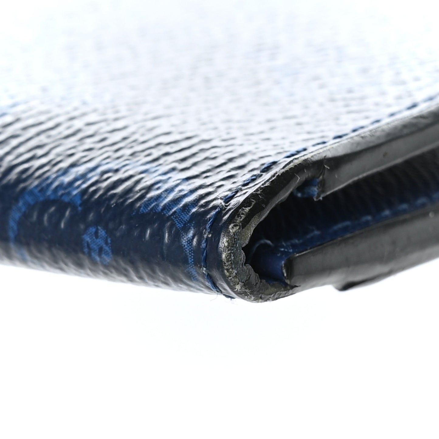 Monogram Taiga Pocket Organizer Cobalt