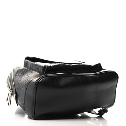 Gucci Calfskin GG Tennis Embossed Backpack Black 4 of 10