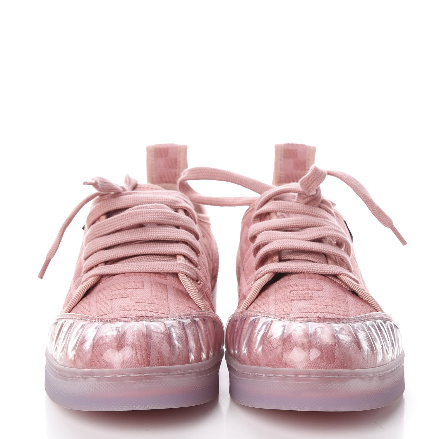 Fendi Corda FF Promenade Low Top Sneakers 40 Pink 3 of 11