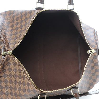 Louis Vuitton Damier Ebene Keepall Bandouliere 55 6 of 8