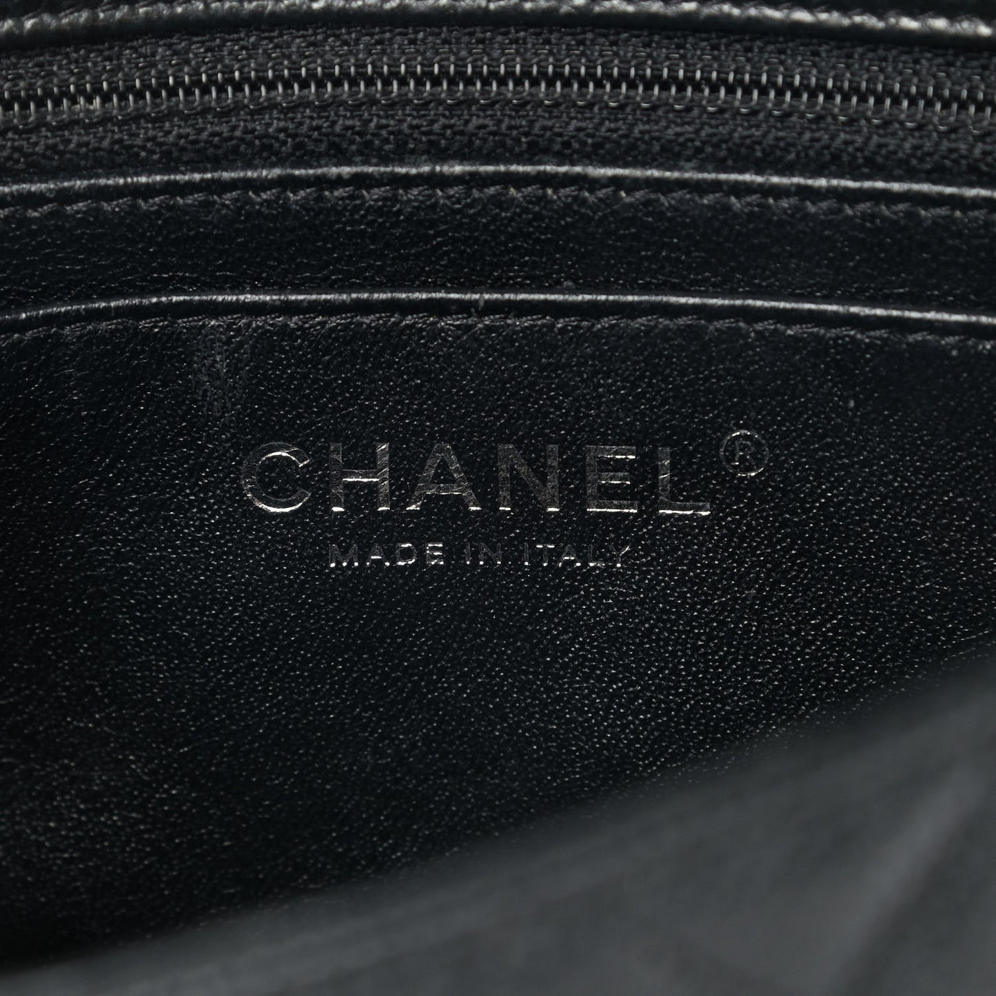 Caviar Quilted Mini Rectangular Flap Black