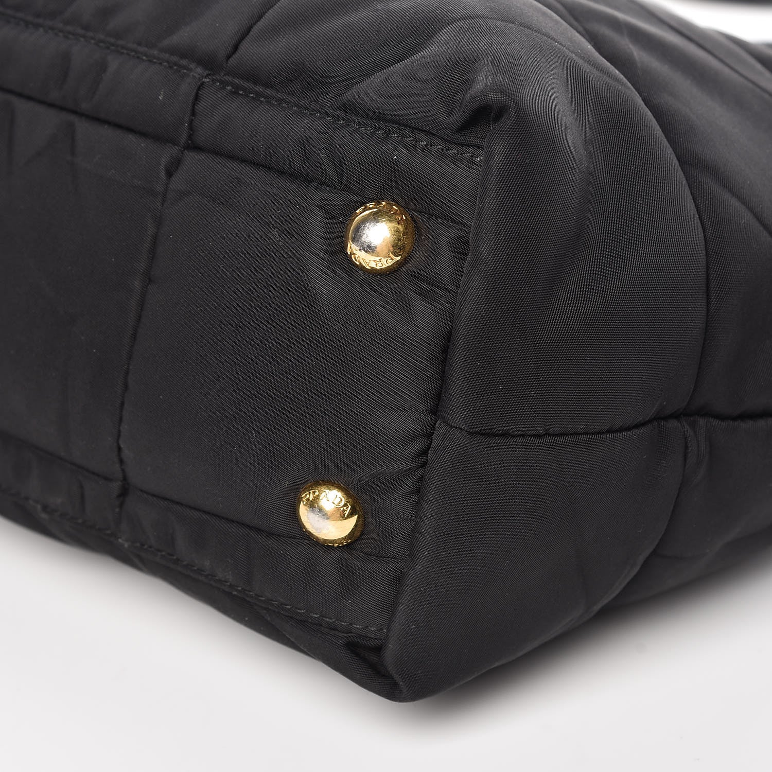 Prada Tessuto Nylon Quilted Tote Black 10 of 14