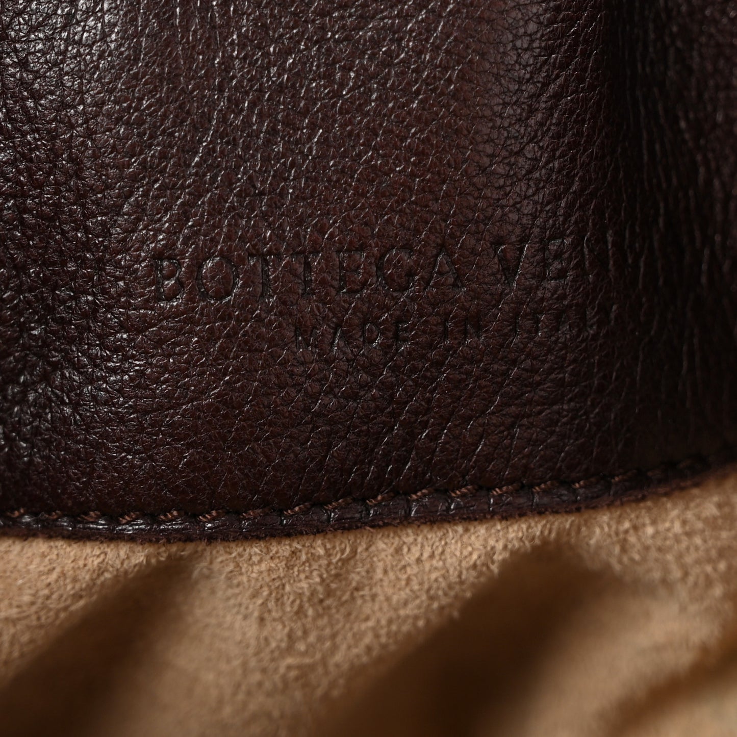 Nappa Intrecciato Medium Campana Hobo Ebano