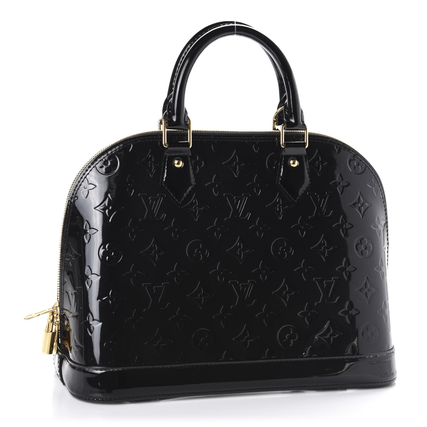 Louis Vuitton Vernis Alma PM Noir Magnetique 3 of 11