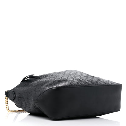 Gucci Guccissima Signature Large Linea A Hobo Black 4 of 10