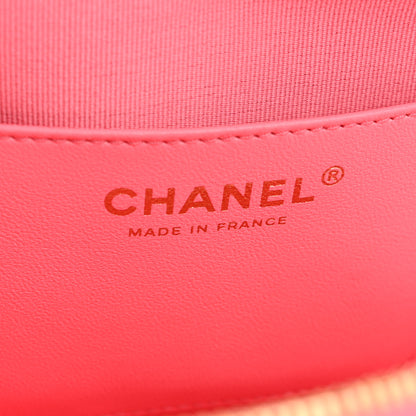 Chanel Lambskin Quilted CC In Love Heart Bag Pink 6 of 11