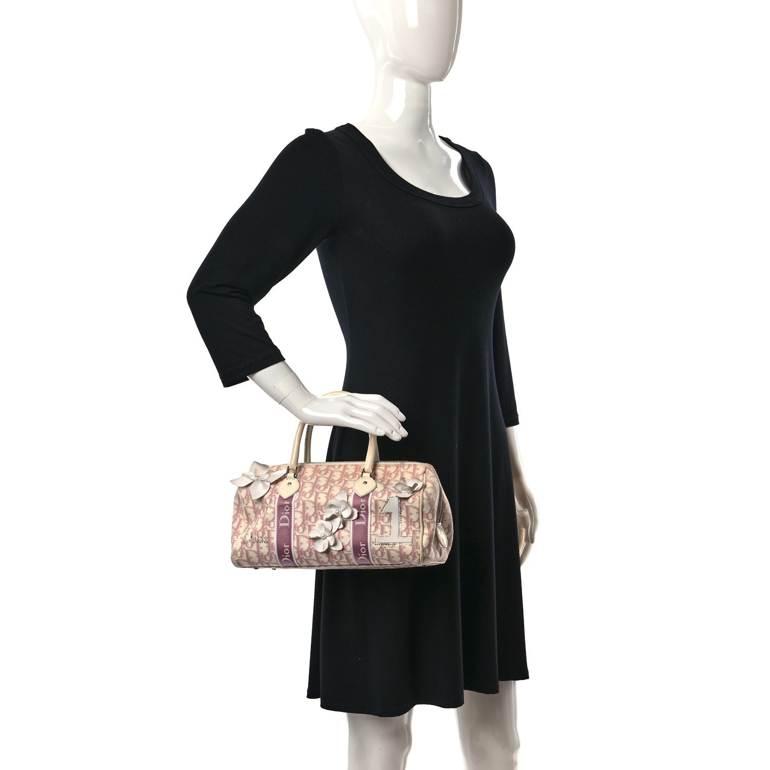 Christian Dior Monogram Girly Boston Pink 2 of 21