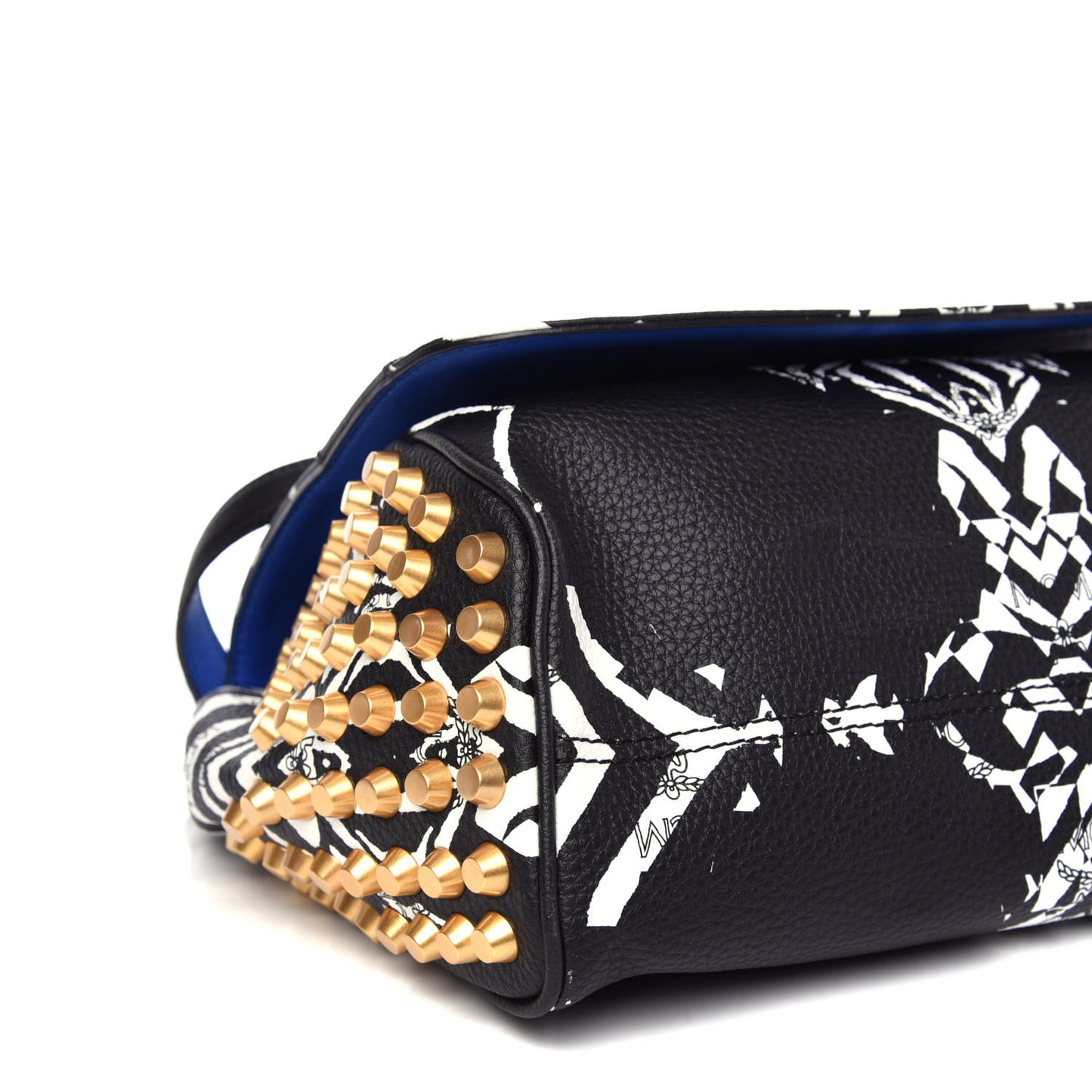 Striped Visetos Funky Zebra Stud Keana Boston Black Blue