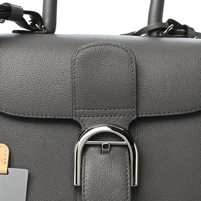 Delvaux Rodeo Calfskin PM Brillant Satchel Stone 9 of 11