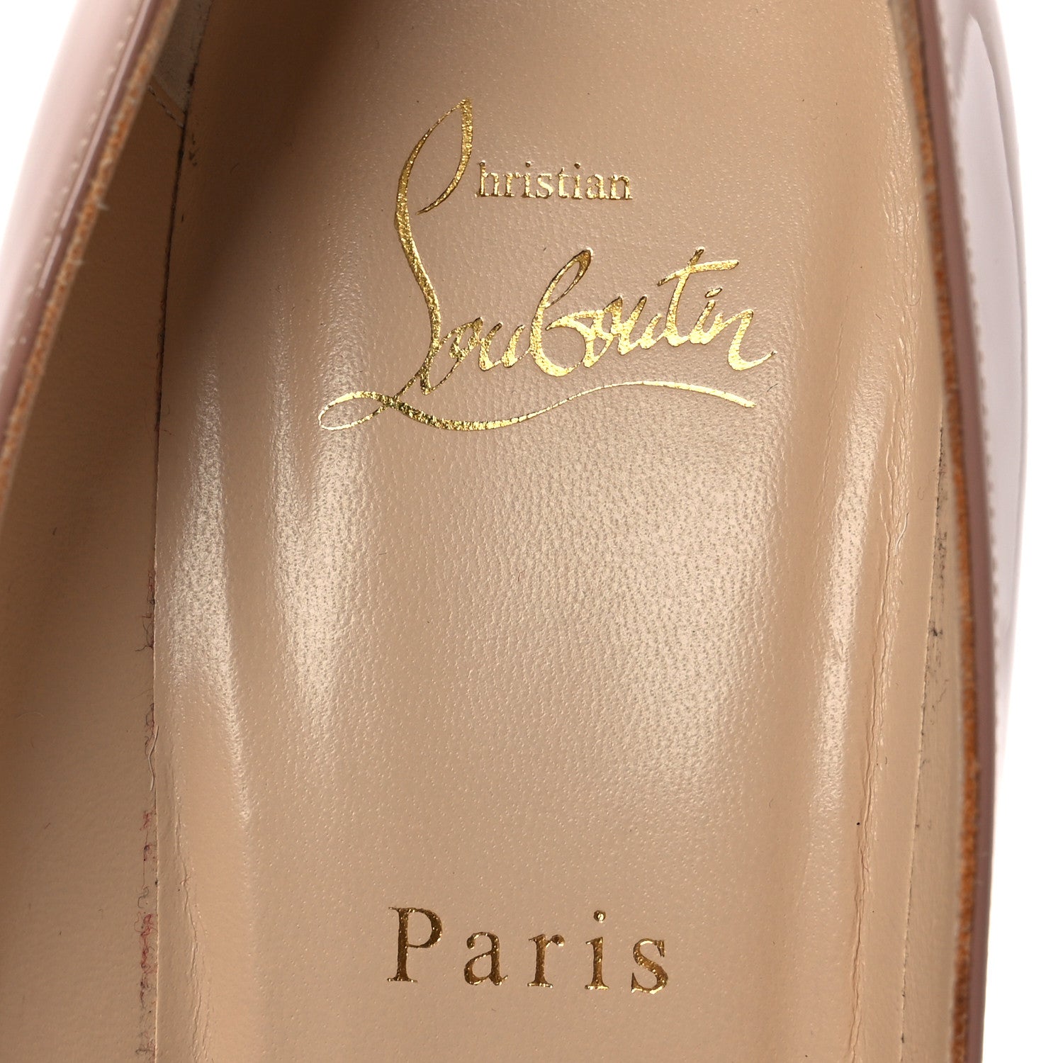 Christian Louboutin Patent Pigalle Follies 85 Pumps 39 Nude 9 of 14
