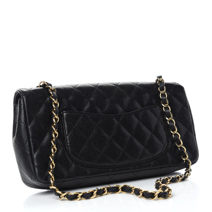 Chanel Caviar Quilted East West Flap Black 3 of 10