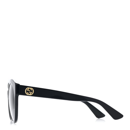 Gucci Round GG Sunglasses GG0028S Black 3 of 9