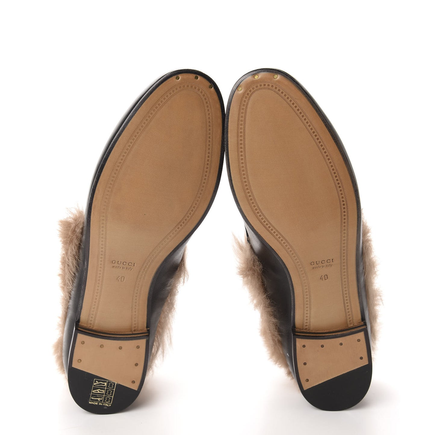 Malaga Kid Fur Womens Jordaan Loafers 40 Black Natural