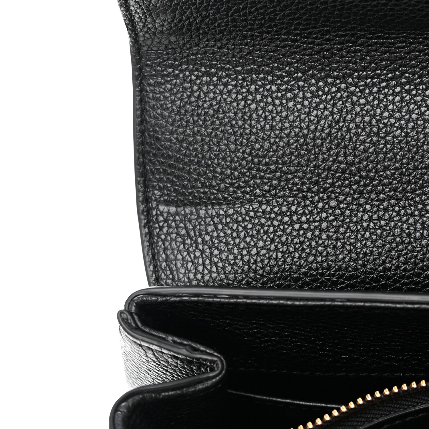 Celine Grained Calfskin Small 16 Top Handle Bag Black 12 of 12