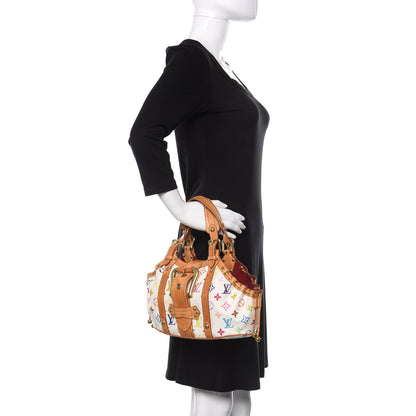 Louis Vuitton Monogram Multicolor Theda GM White 2 of 11