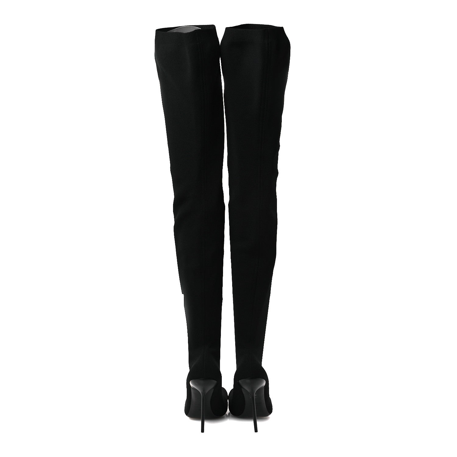 Balenciaga Knit Fetish Anatomic 110 Boots 39 Black 6 of 8