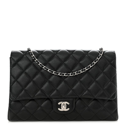 Chanel Caviar Quilted Clutch With Chain Flap Black 1 of 11