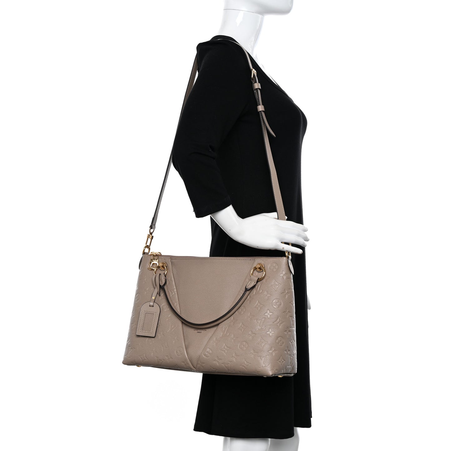 Empreinte V Tote MM Tourterelle