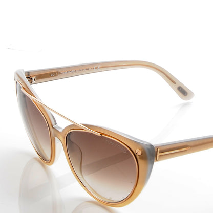 Tom Ford Edita Sunglasses TF384 Pearl Bronze 5 of 8