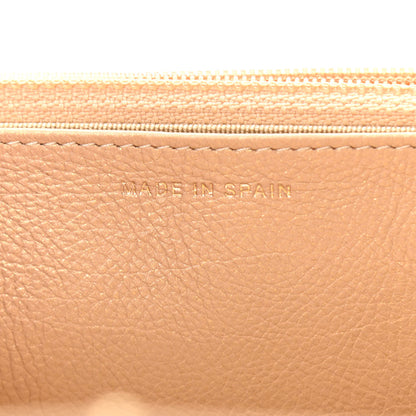 Chanel Metallic Calfskin Quilted Wallet On Chain WOC Gold 6 of 11