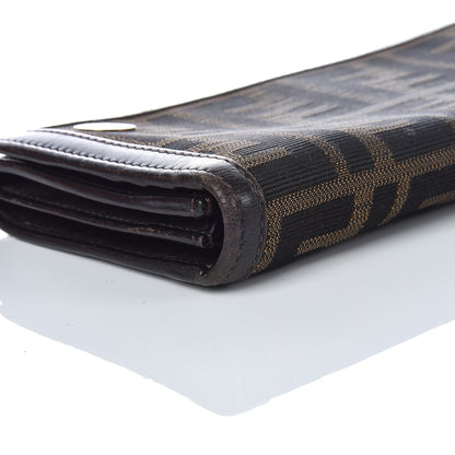 Fendi Zucca Continental Wallet Tobacco 13 of 17