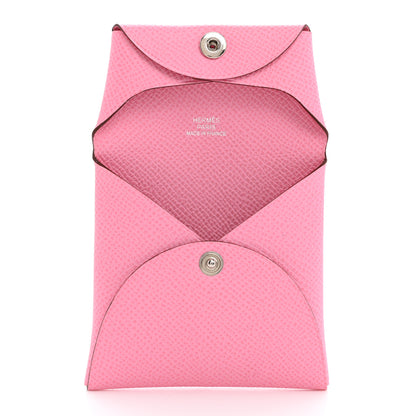 Hermes Epsom Bastia Coin Purse 5P Pink 5 of 8