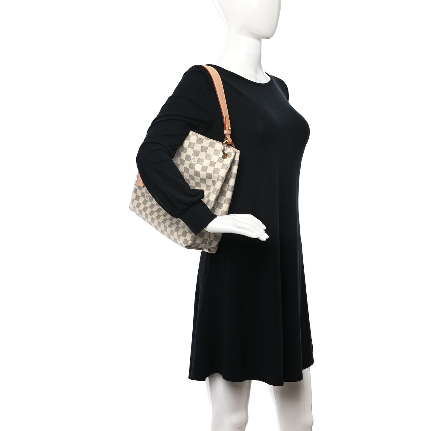 Damier Azur Graceful PM Rose Ballerine